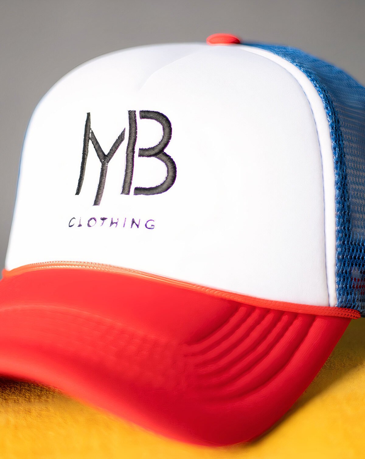 Mesh MYB Hat (Red White And Blue)