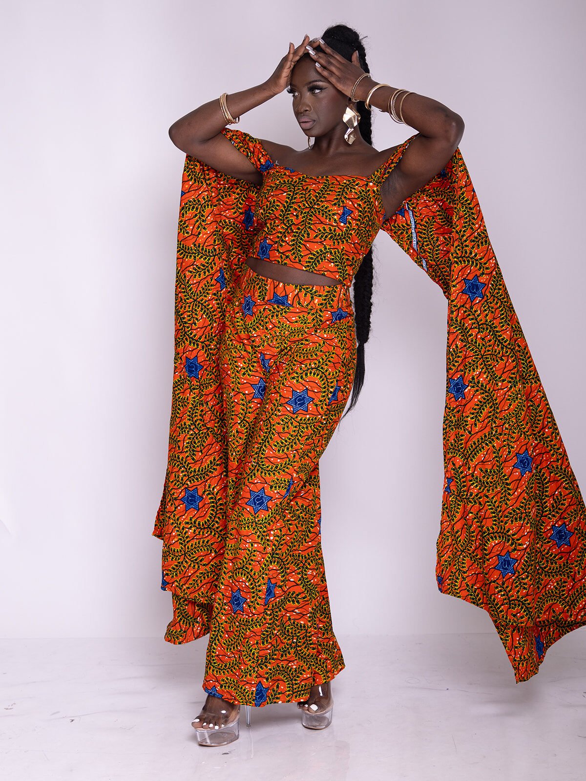 Kakia Flare Flower Two piece set with pockets
