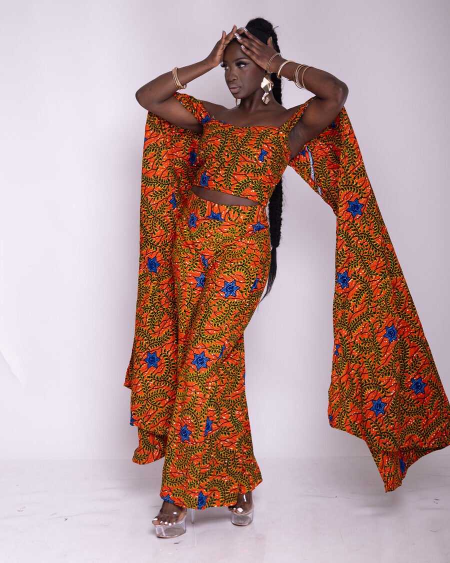 Kakia Flare Flower Two piece set with pockets